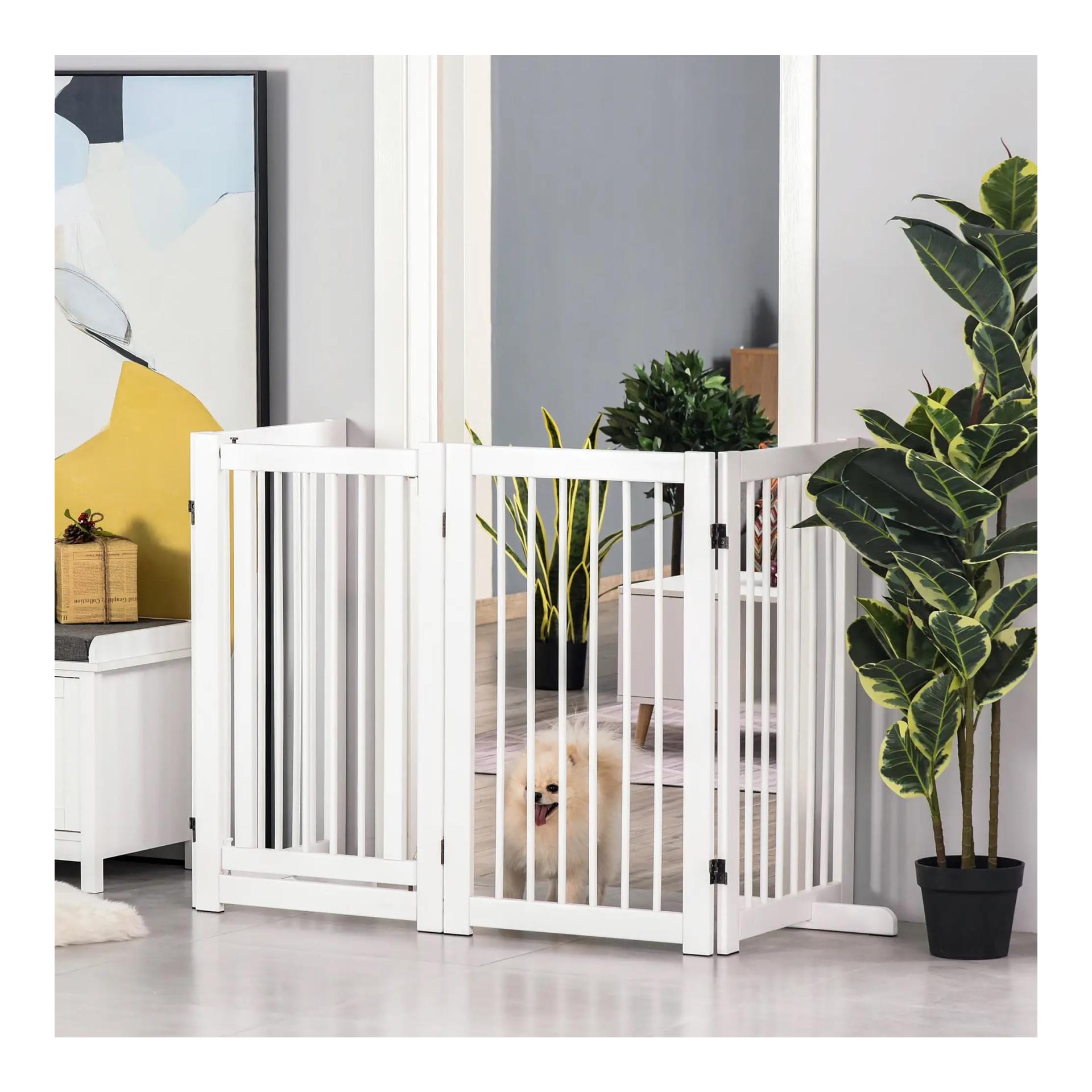 Mainer Barrière de sécurité pour chiens, 4 éléments