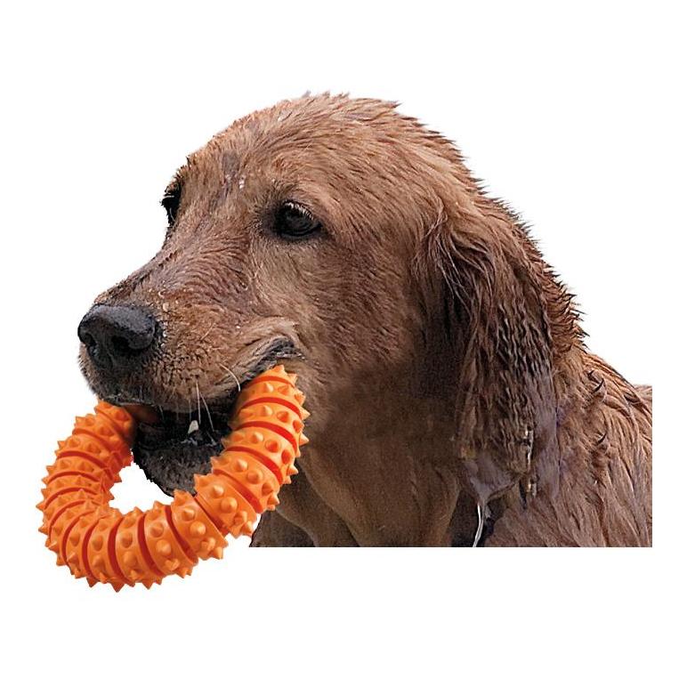 TRIXIE Ruffus Vollgummi Aqua Ring - orange