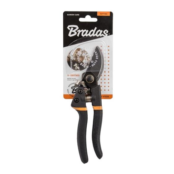 Bradas V-SERIES Baum-, Reb- und Gartenschere, durchlaufende Klinge, SK5 Stahl