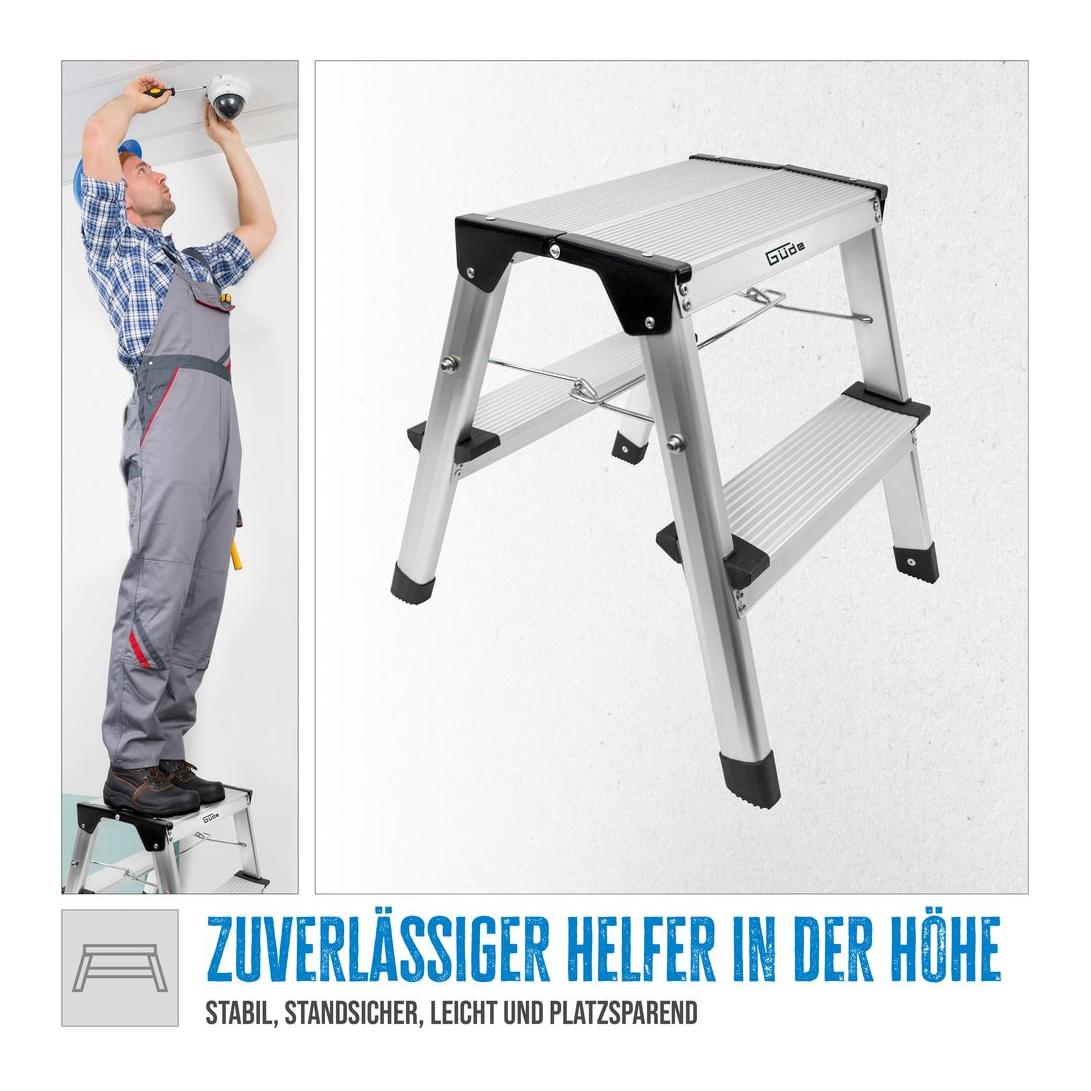 Güde Aluminium Trittleiter GAT 2S