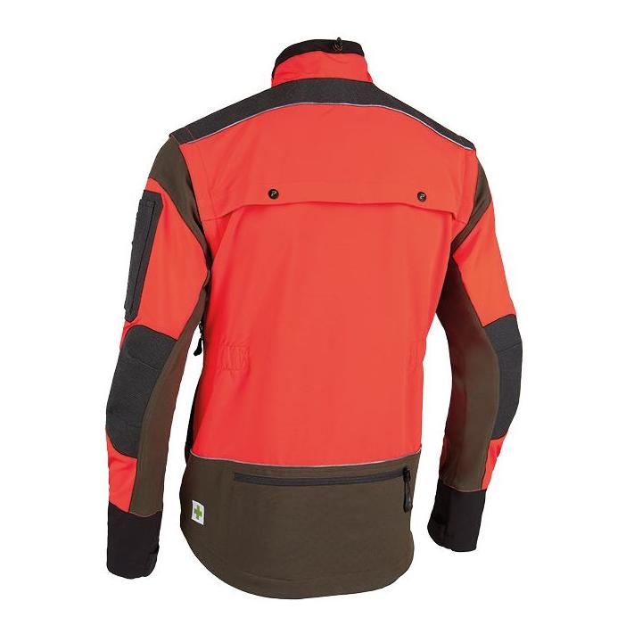 PSS X-treme Vario Funktionsjacke grün / neonrot