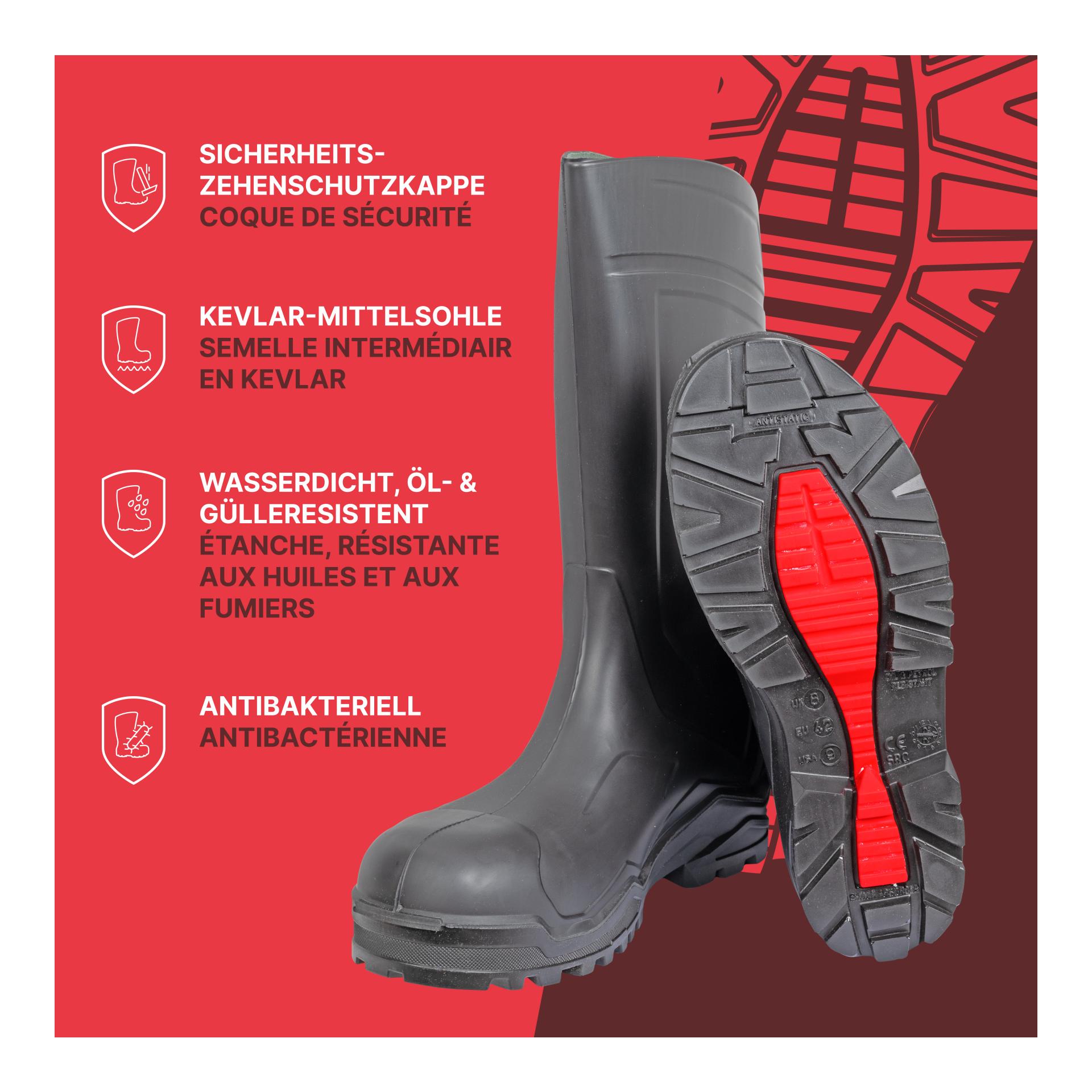 Mainer High Performance Kevlar Safety Boot S5 - Gummistiefel