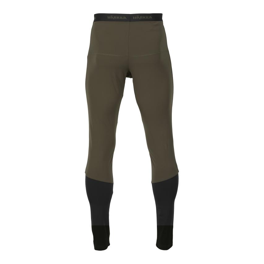 Härkila Sous-pantalon Heat Long Johns - vert saule/noir
