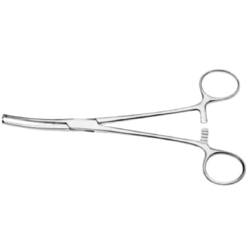 Hauptner-Herberholz Arterienklemme gebogen, S-Line Silber