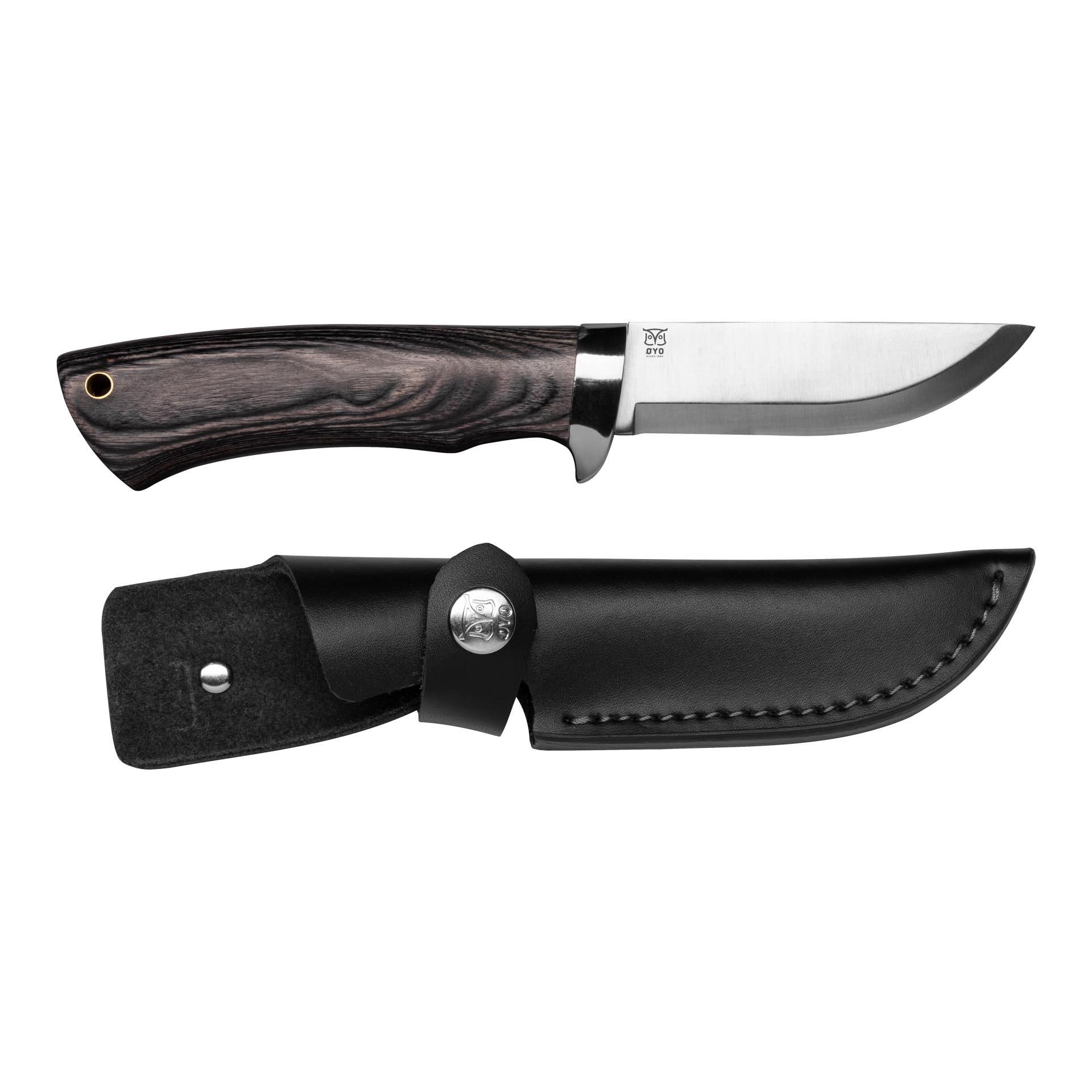 Øyo TUV - Jagd/Outdoormesser mit Lederscheide