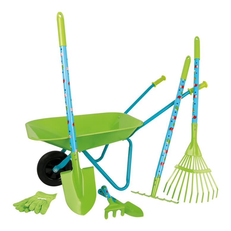 small foot Grosses Gartenset mit Schubkarre