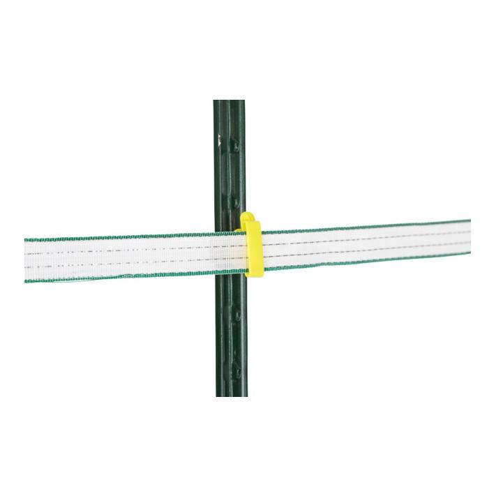 AKO Isolateur de ruban pour poteau en T 25 pièces - Jaune