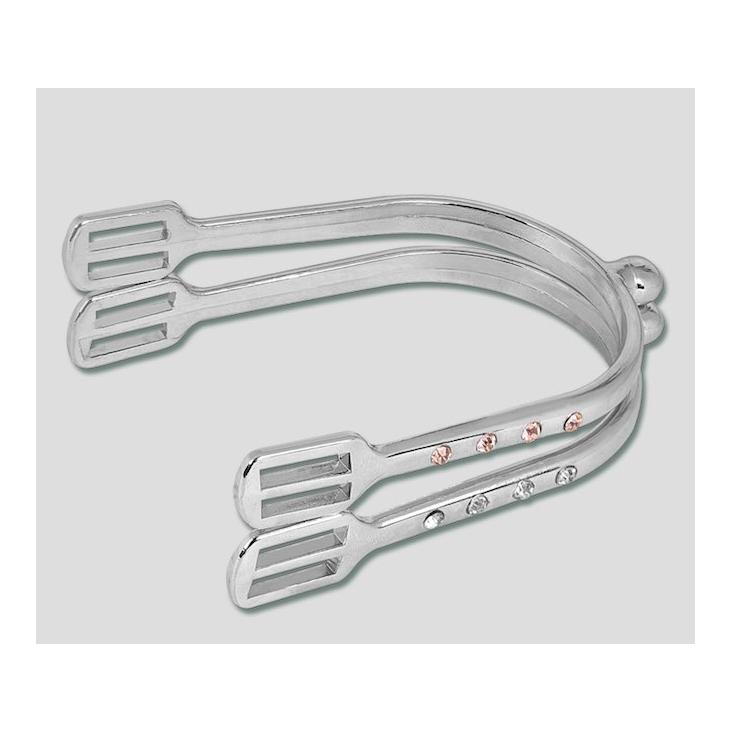 Waldhausen Sporen-Set Crystal Damen - rosé