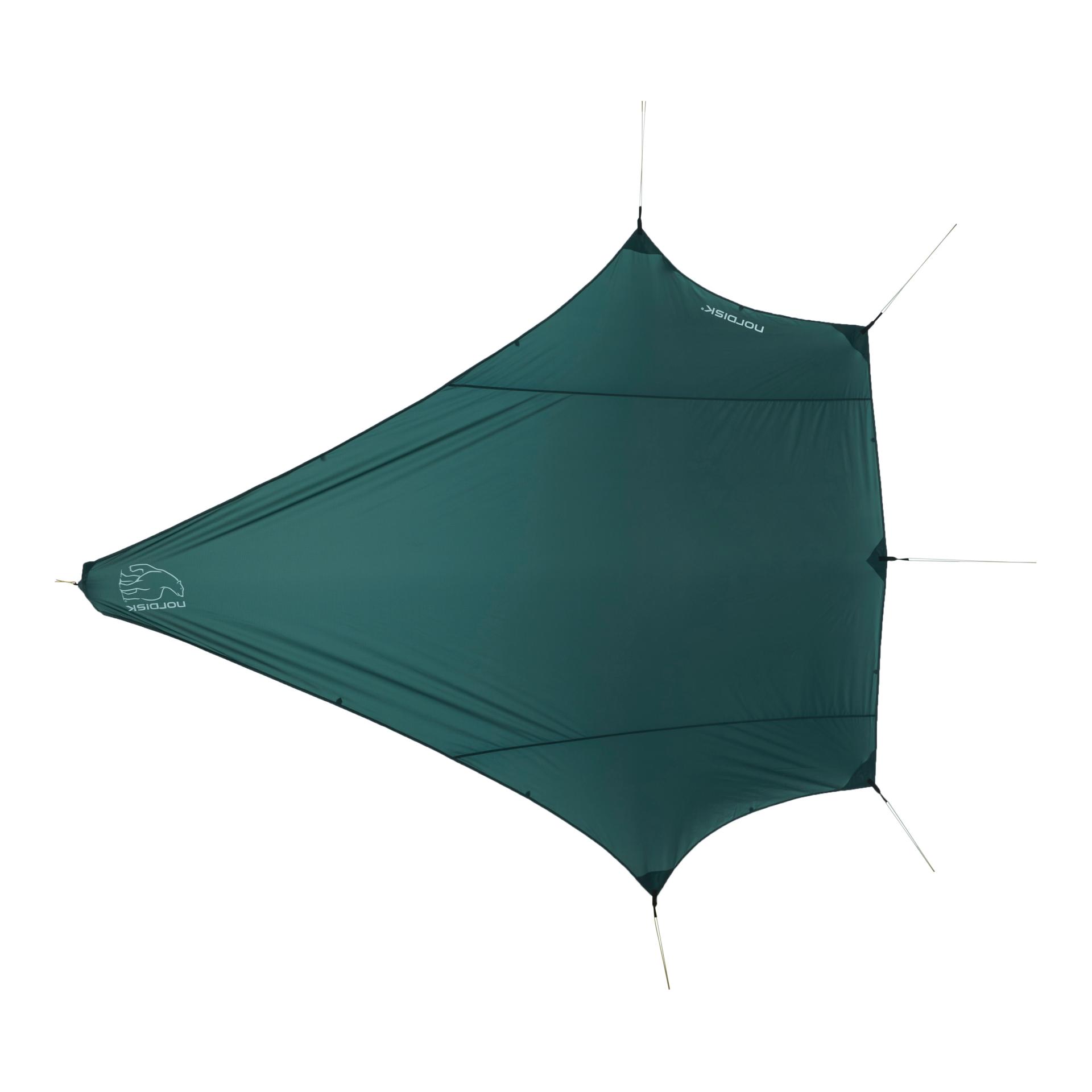 Nordisk Voss Diamond SI Tarp wasserdicht - Forest Green