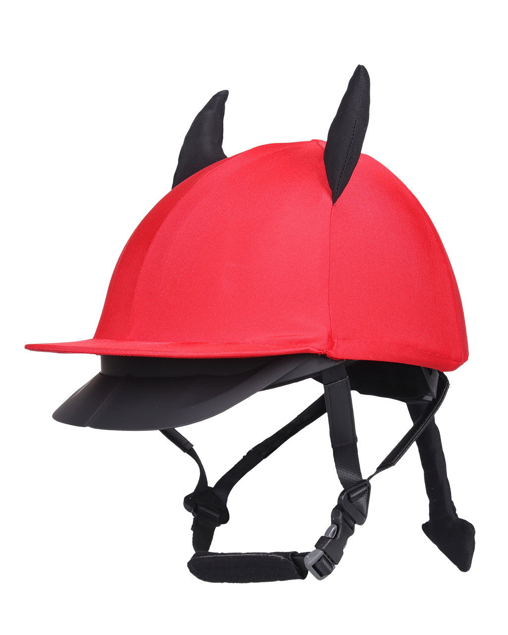 QHP Helmüberzug Devil Schwarz/Rot