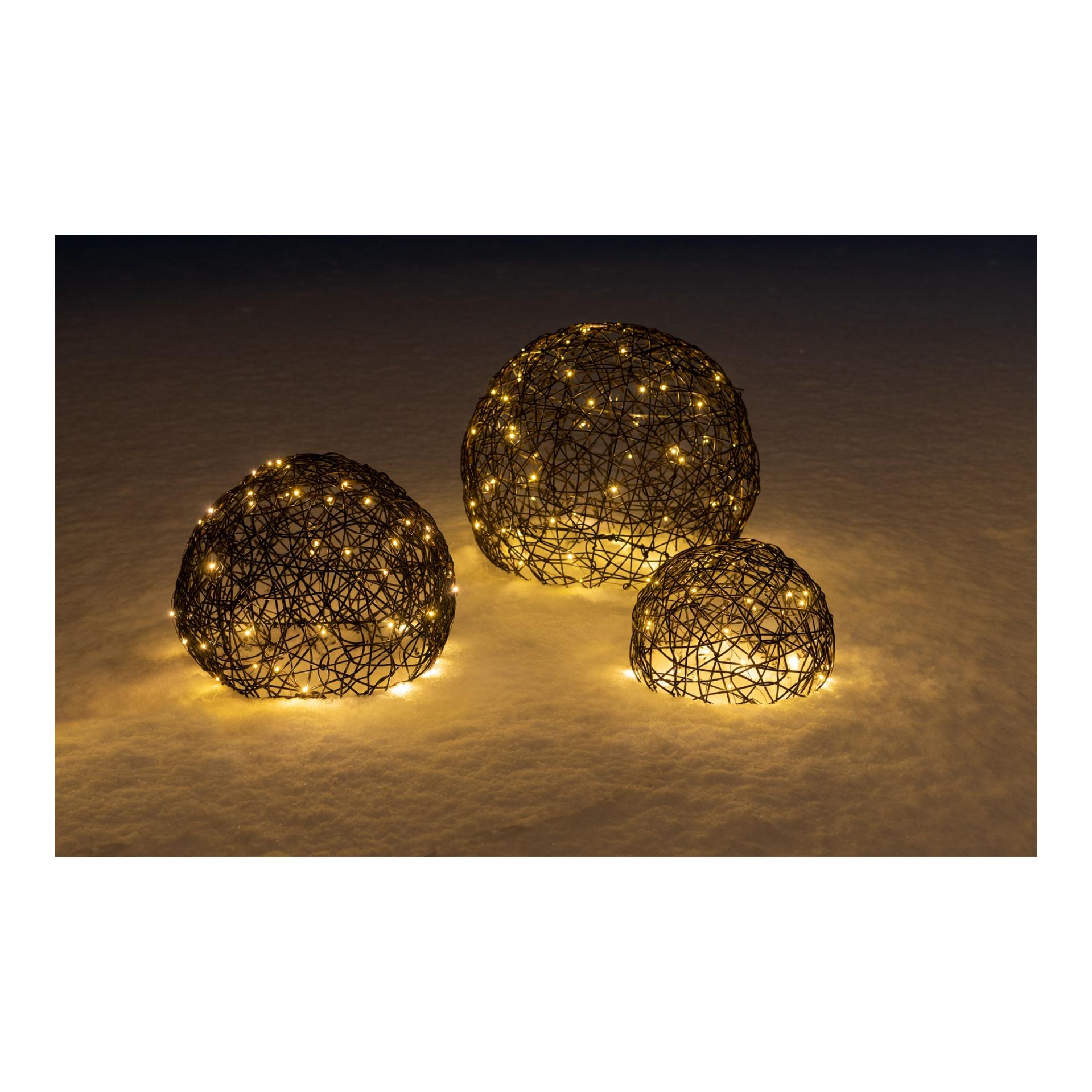 STT LED Rattan Kugel