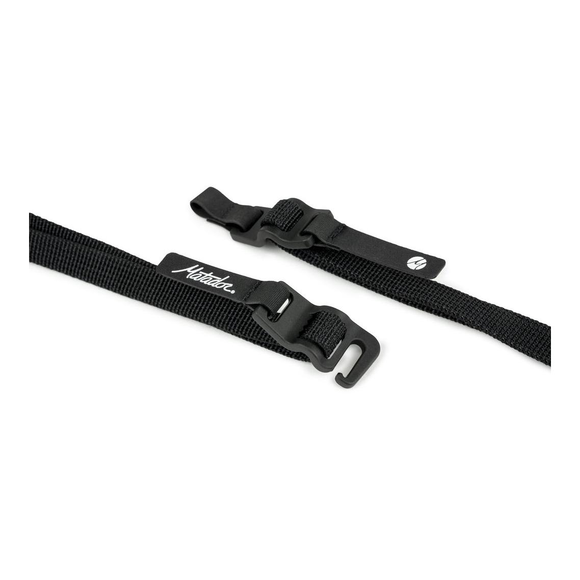 Better Tether Ausrüstungs-Straps 2er Pack - Schwarz