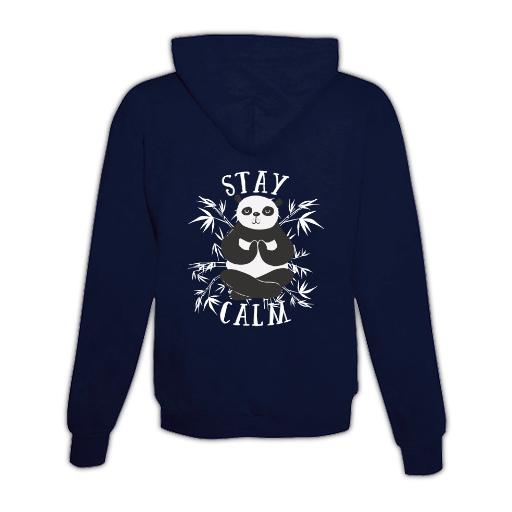 Hoodie mit Zipper Stay calm Unisex