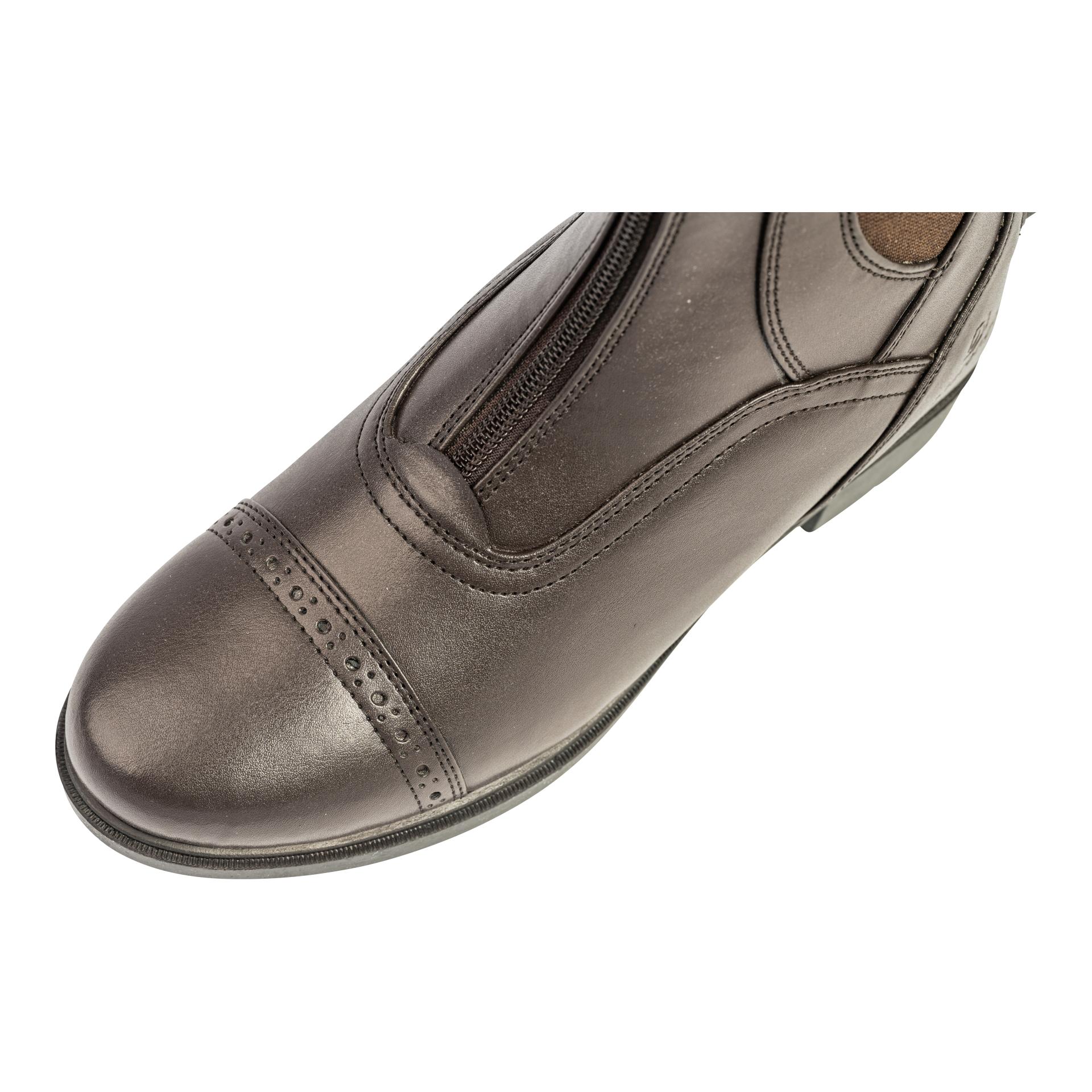 Marengo Reitstiefelette Frontzip Winter Kunstleder