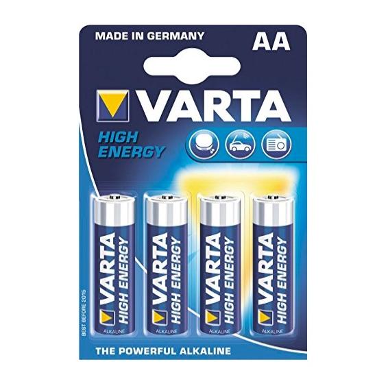 Varta Mignon (AA) Alkaline Batterien, 4 Stück Glacier-deepsea
