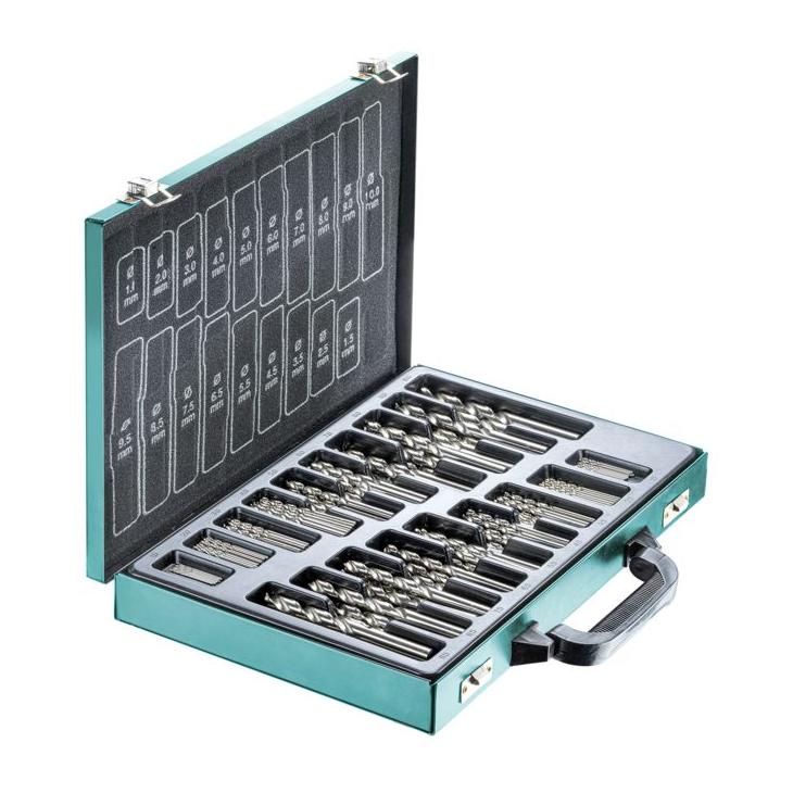 technocraft HSS-G Spiralbohrer-Koffer TWISTDRILL, 1-10 mm, 170-teilig