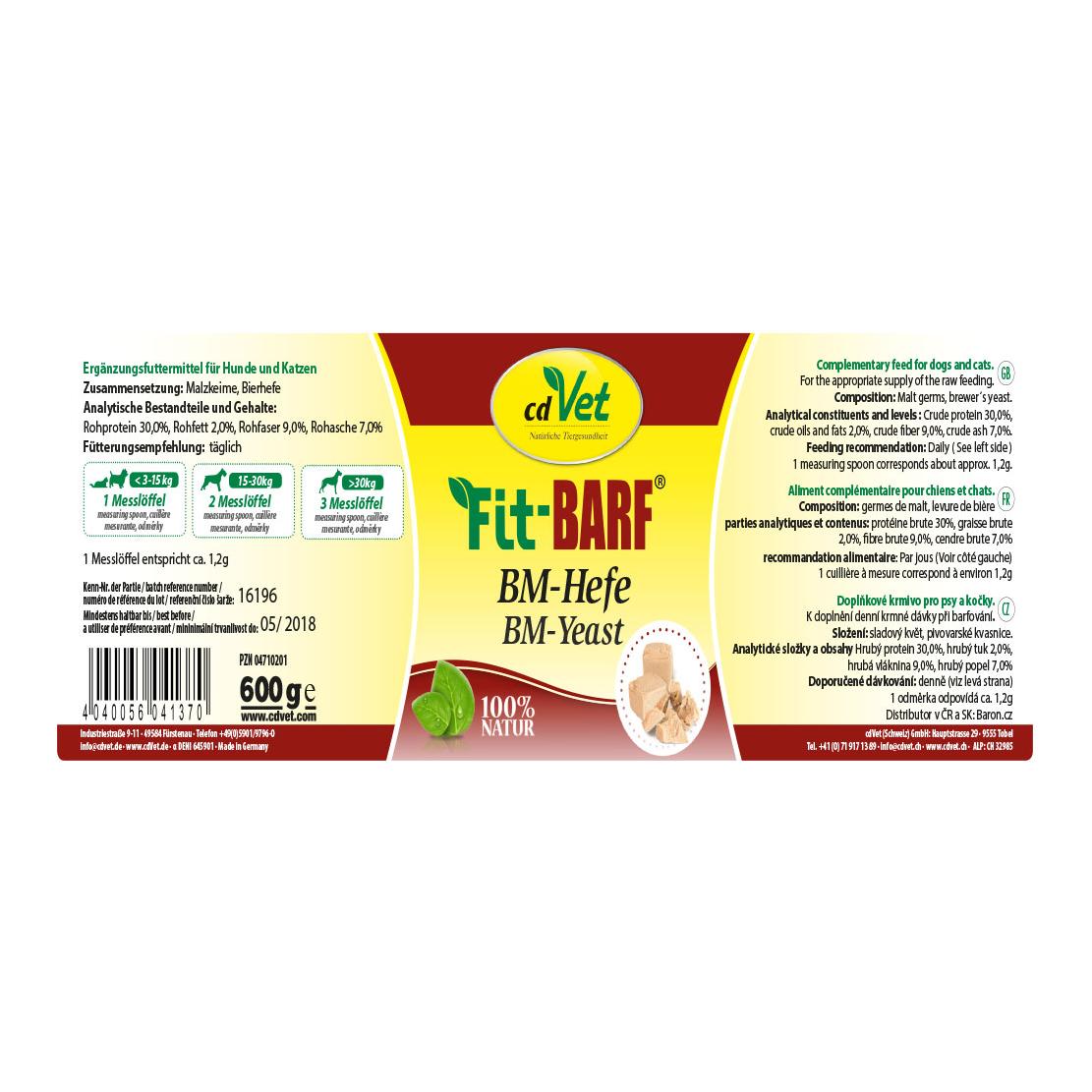 cdVet Fit-BARF BM-Hefe