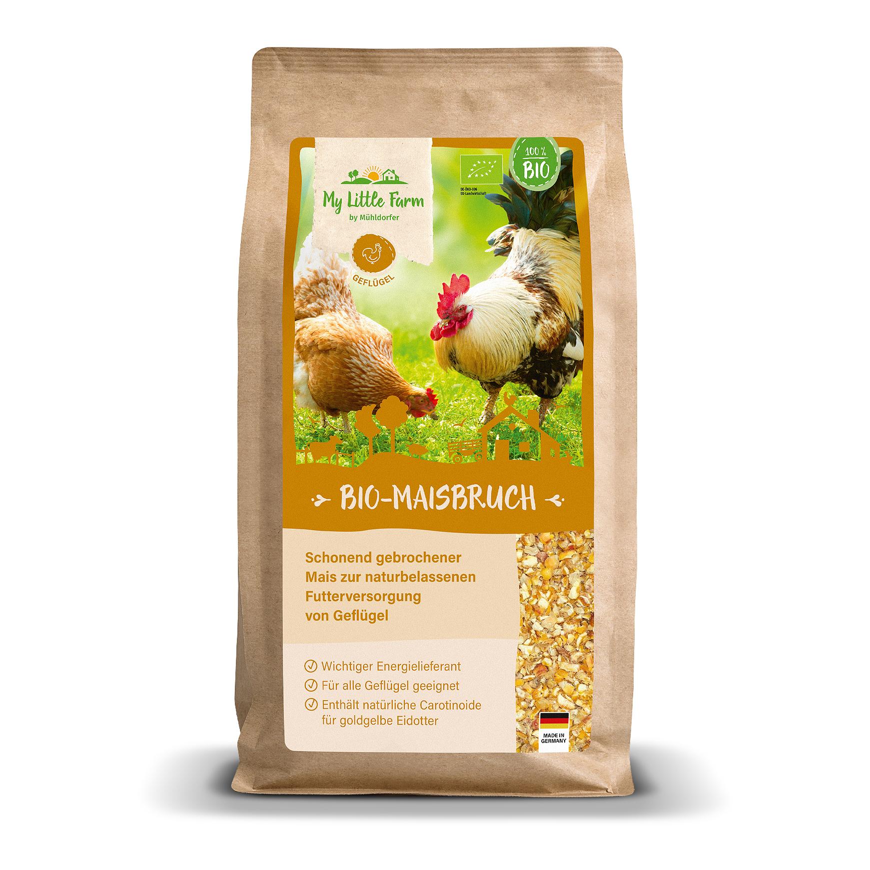 My Little Farm Maïs concassé bio pour poules