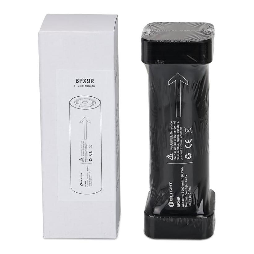Olight Akku Pack 6000 mAh für X9R - Schwarz