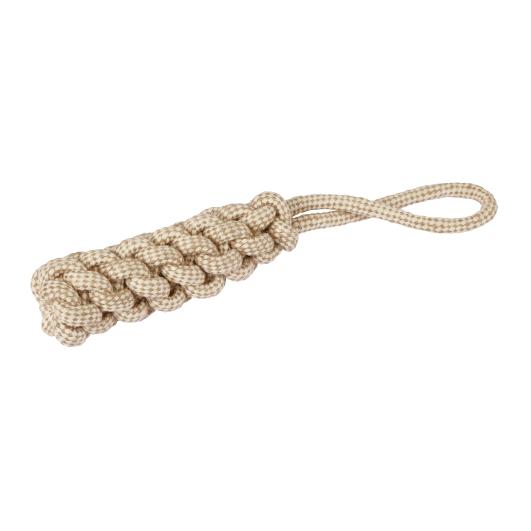 Kerbl Pet Dummy am Seil Jute/Baumwolle Ø5x32cm Beige