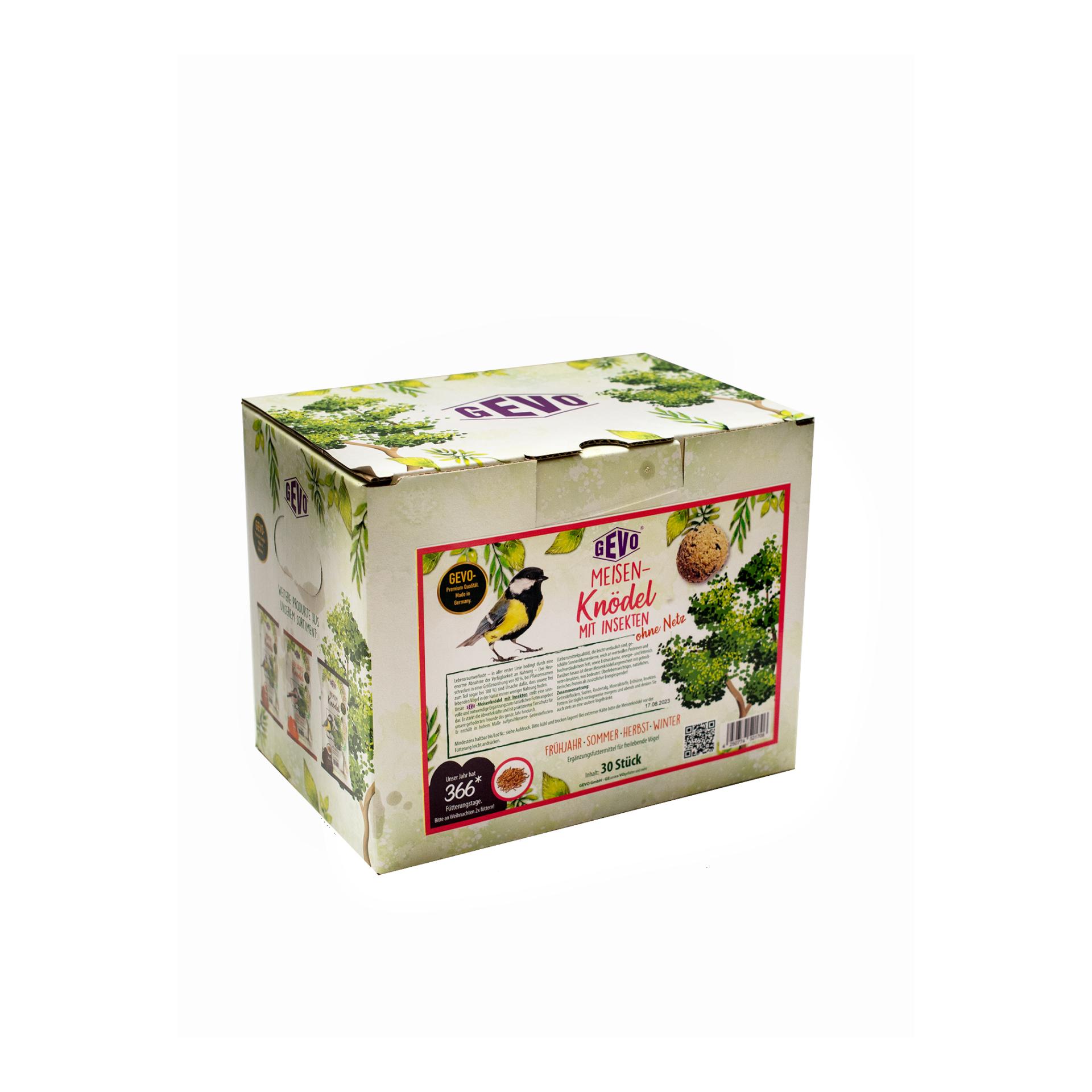 GEVO Boules de mésanges avec insectes, sans filet, 30 pcs.