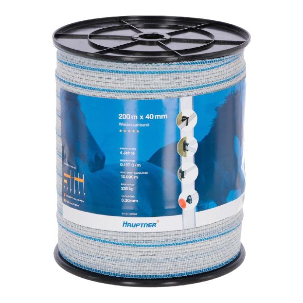 Hauptner Weidezaunband HighLine Weiss/Blau