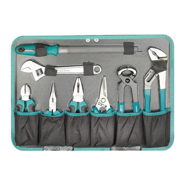 technocraft ABS-Werkzeug-Koffer "TOP CHROME 152"