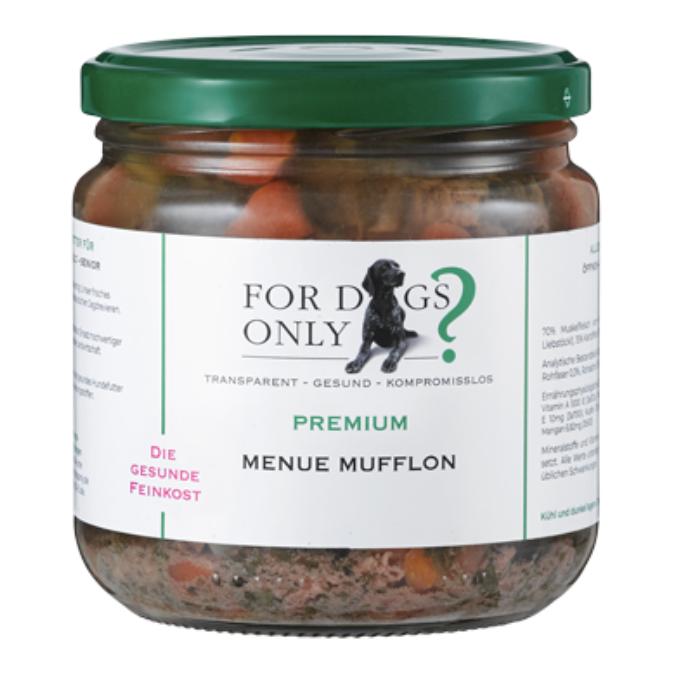 For Dogs Only? Premium Hundefutter Menue Mufflon