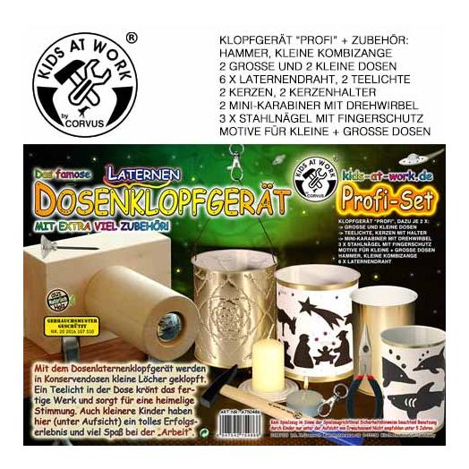 Corvus Kit de lanternes en boîtes de conserve « Profi »