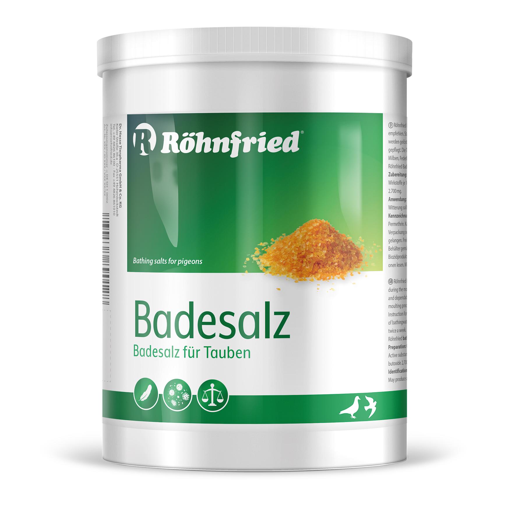 Röhnfried Badesalz - einzigartige Rezeptur mit effizienter Wirksamkeit gegen Federlinge