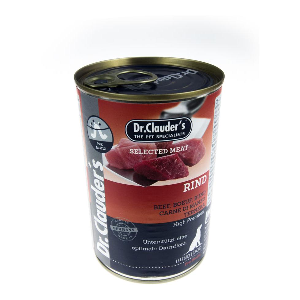 Dr.Clauder's Nourriture humide PreBiotics bœuf