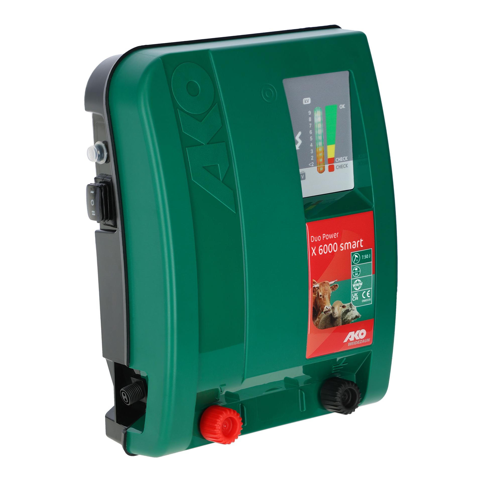 AKO Duo Power X 6000 smart Weidezaungerät Grün