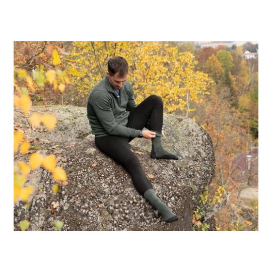 Trekkingsocken WHI Merinowolle Unisex - grau/schwarz