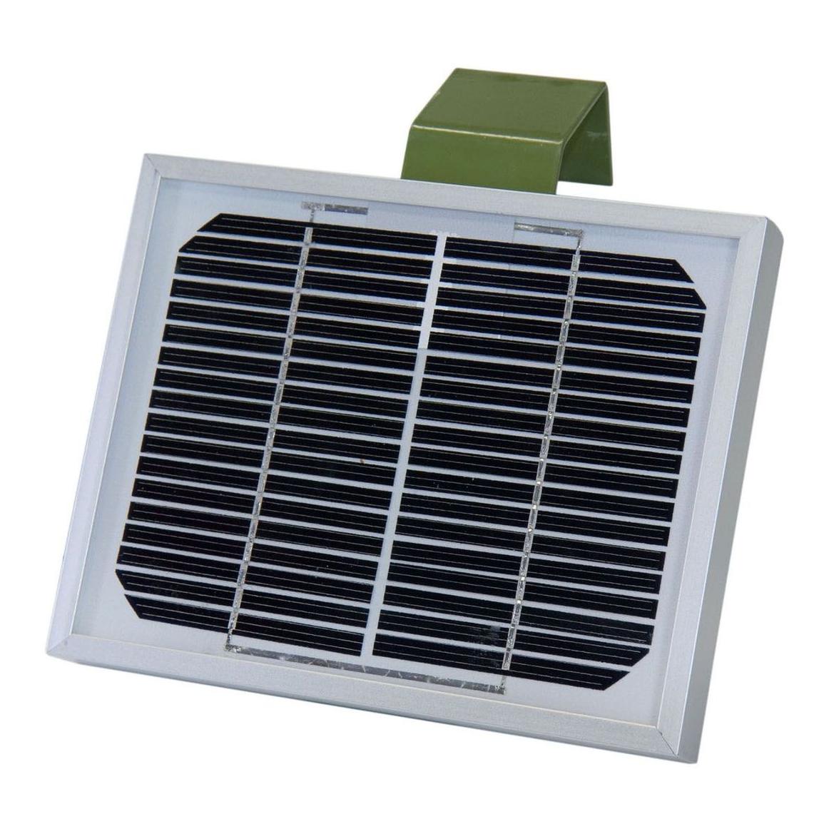 EUROHUNT Solarpanel für Kirrautomaten/ 12 Volt Weiss