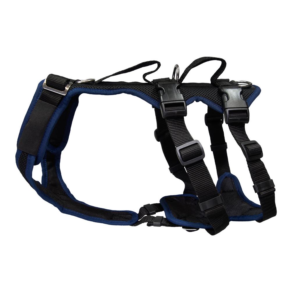 Beat Grossenbacher Hundegeschirr Vary Support Schwarz/Blau