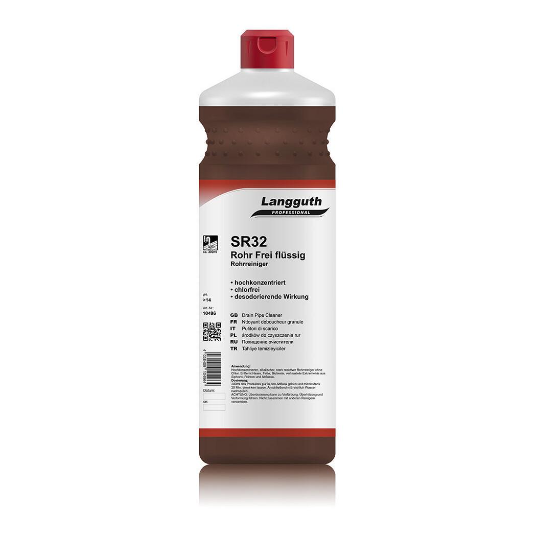 Langguth Rohr Frei flüssig - Rohrreiniger / SR32 Transparent