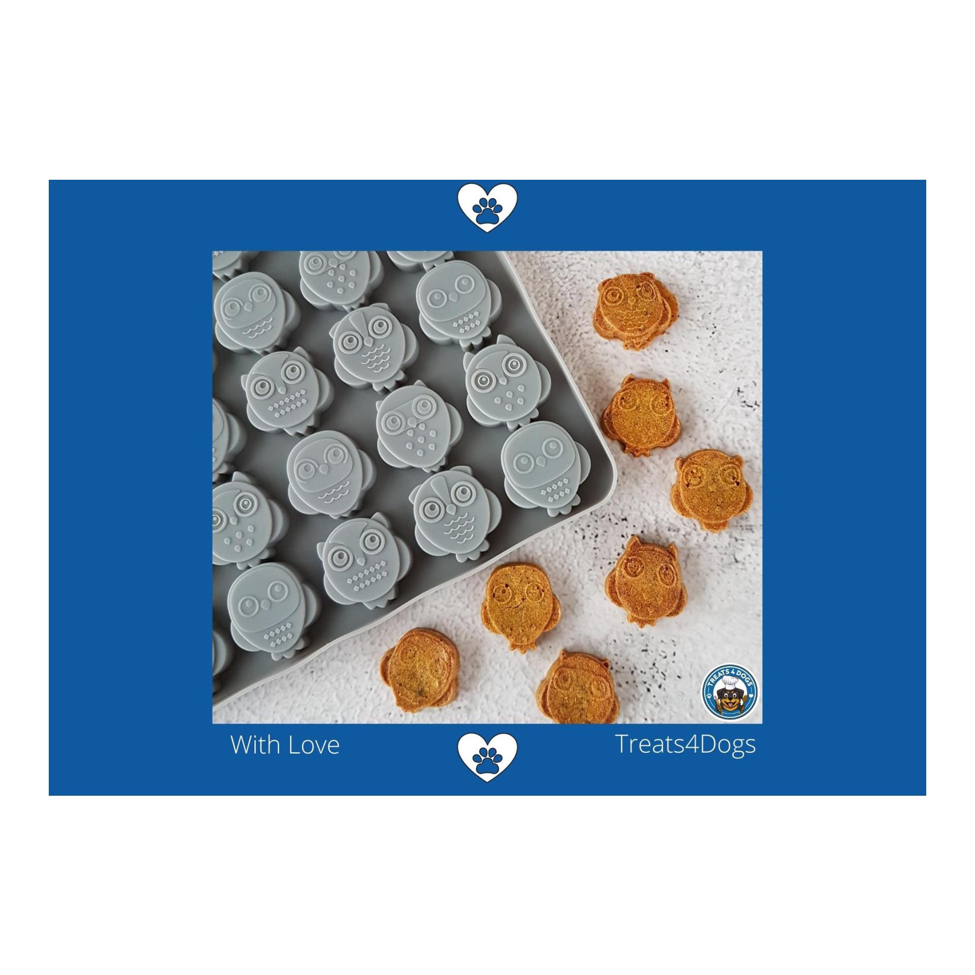 all4dogs Tapis de cuisson TREATS4DOGS chouette deux pièces