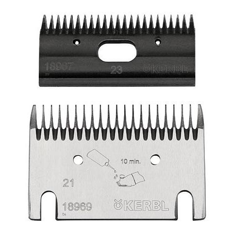 Kerbl Schermesser-Set, 21/23 Zähne