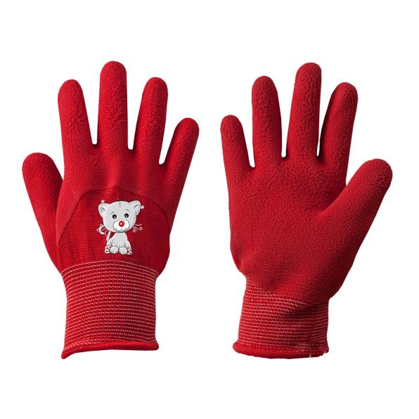 Bradas Gartenhandschuhe Latex "Kitty" - rot