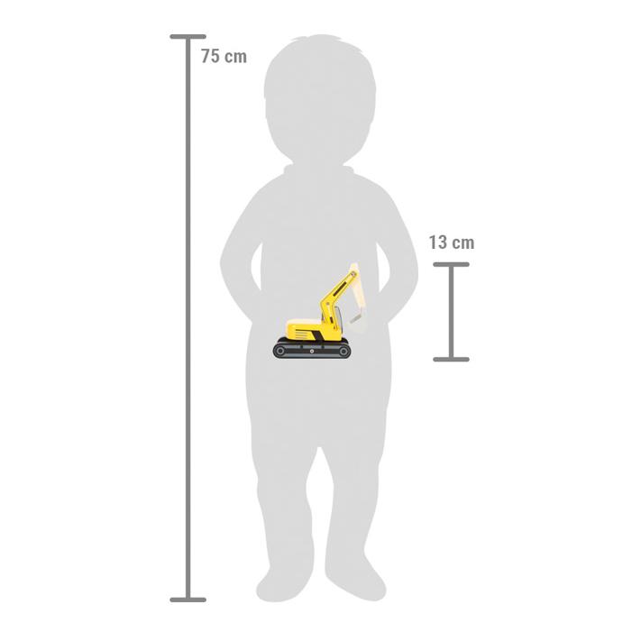 small foot Schaufelbagger mit Kabine
