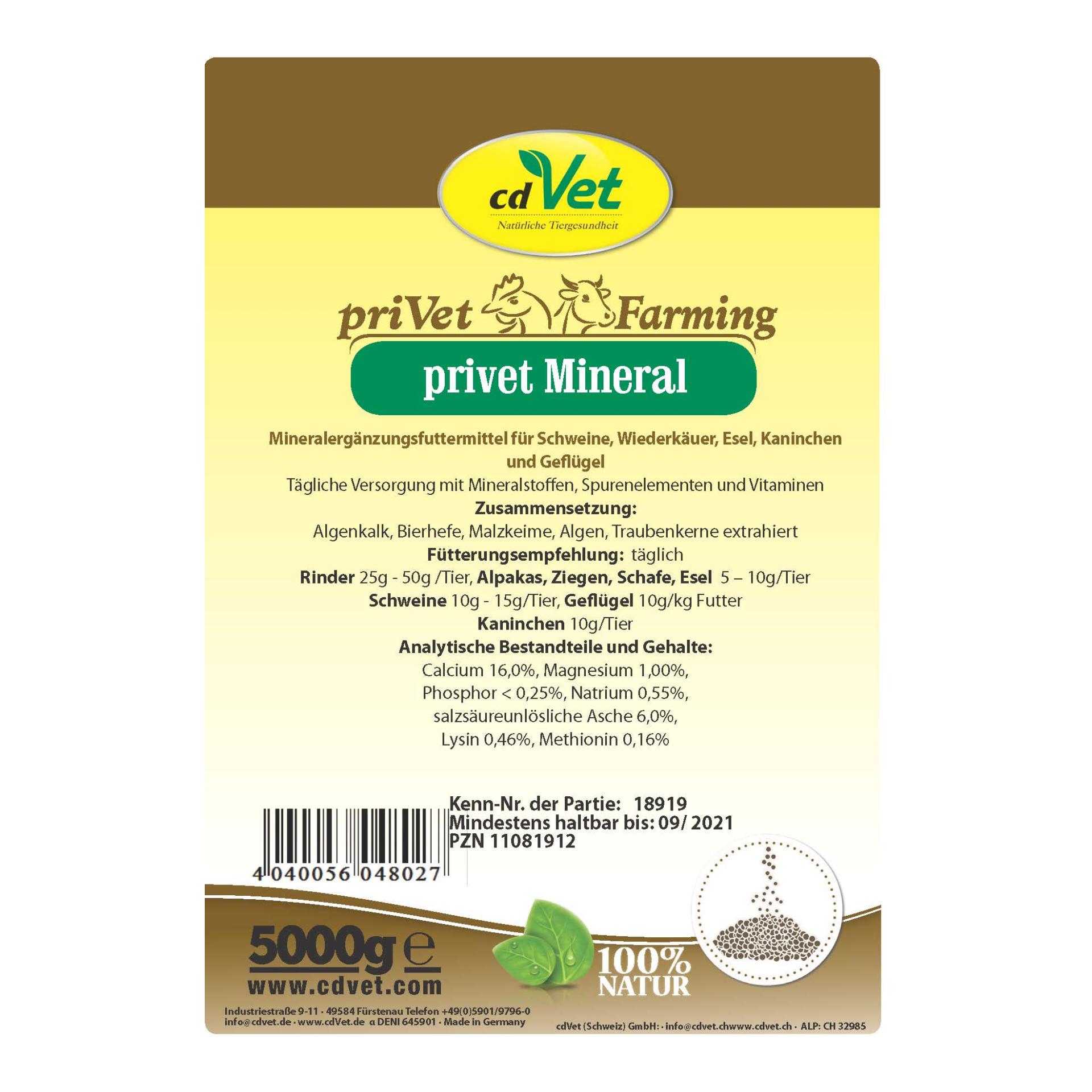 cdVet privet Mineral
