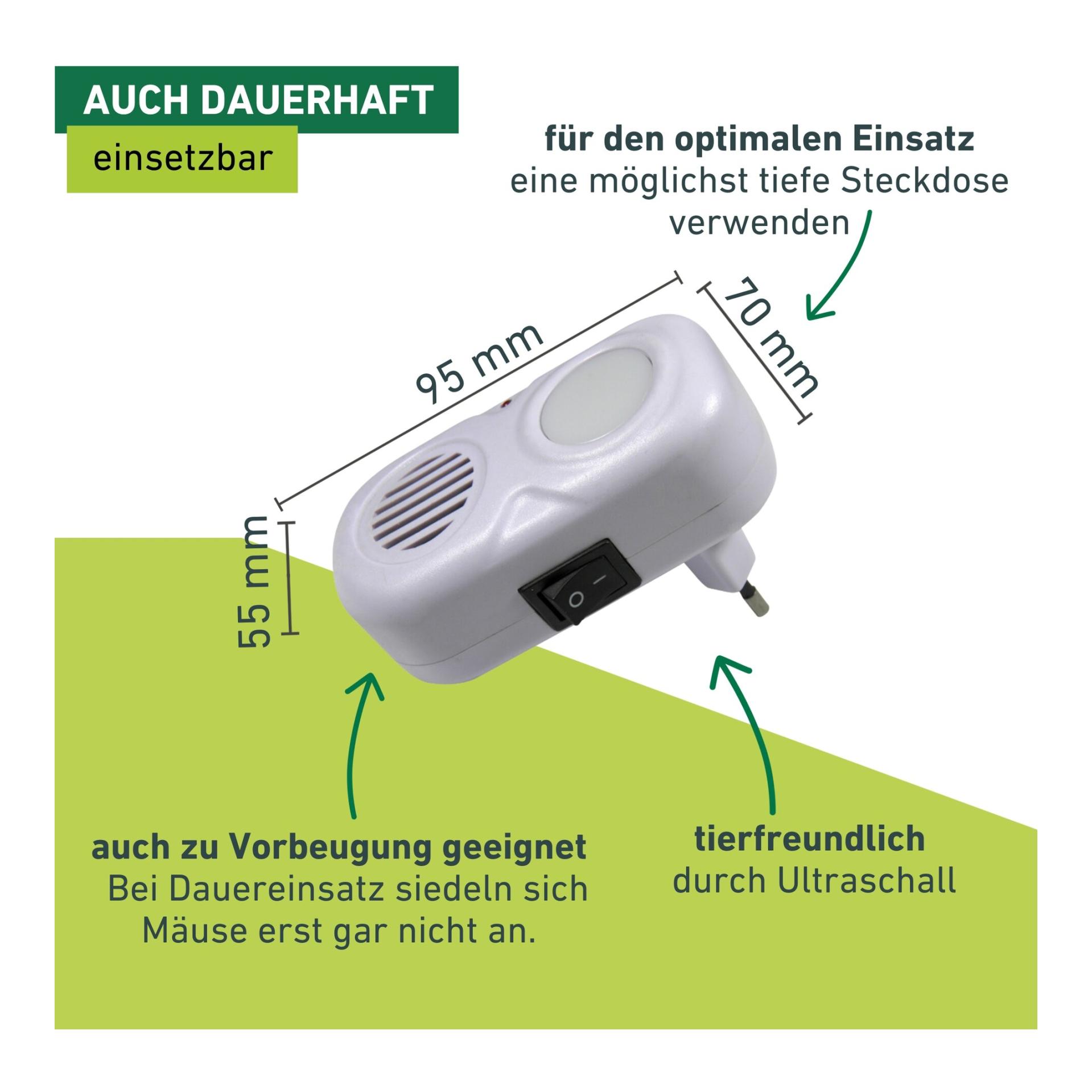 Windhager Maus - Abwehr Electro - Cat - weiss