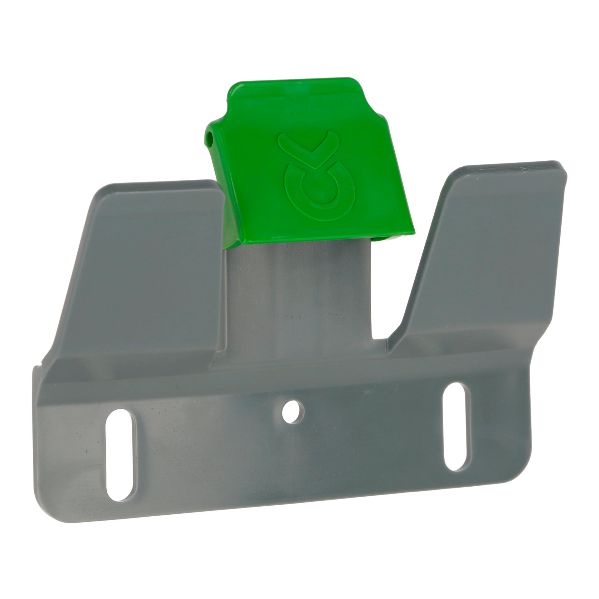Kerbl Eimerhalter m. Auswurfsicheru. Bucket Guard, Komplett-Set (3 Stück) Grau