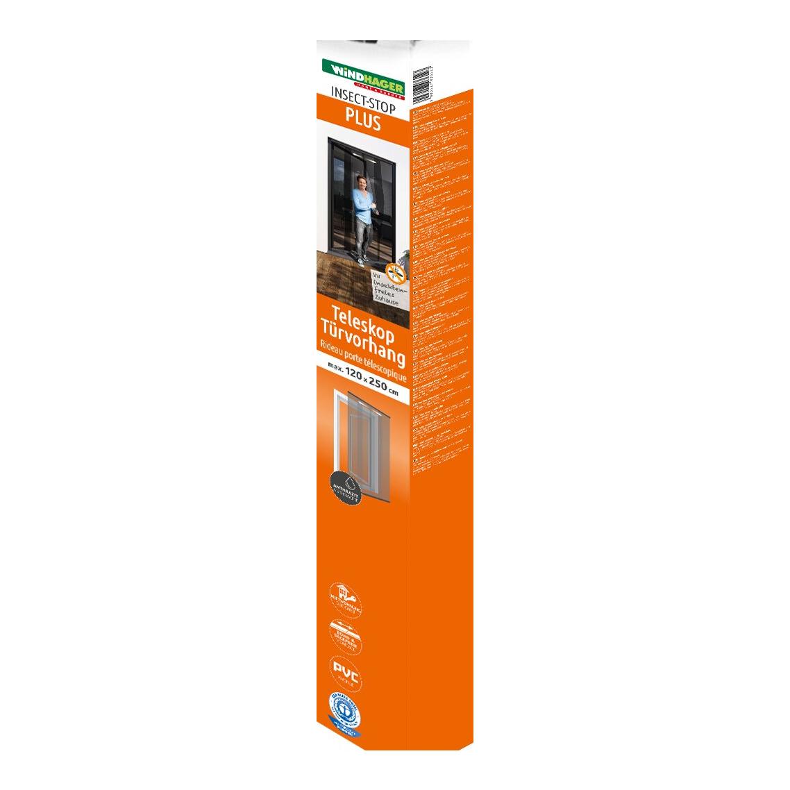 Windhager Moustiquaire télescopique pour porte - anthracite
