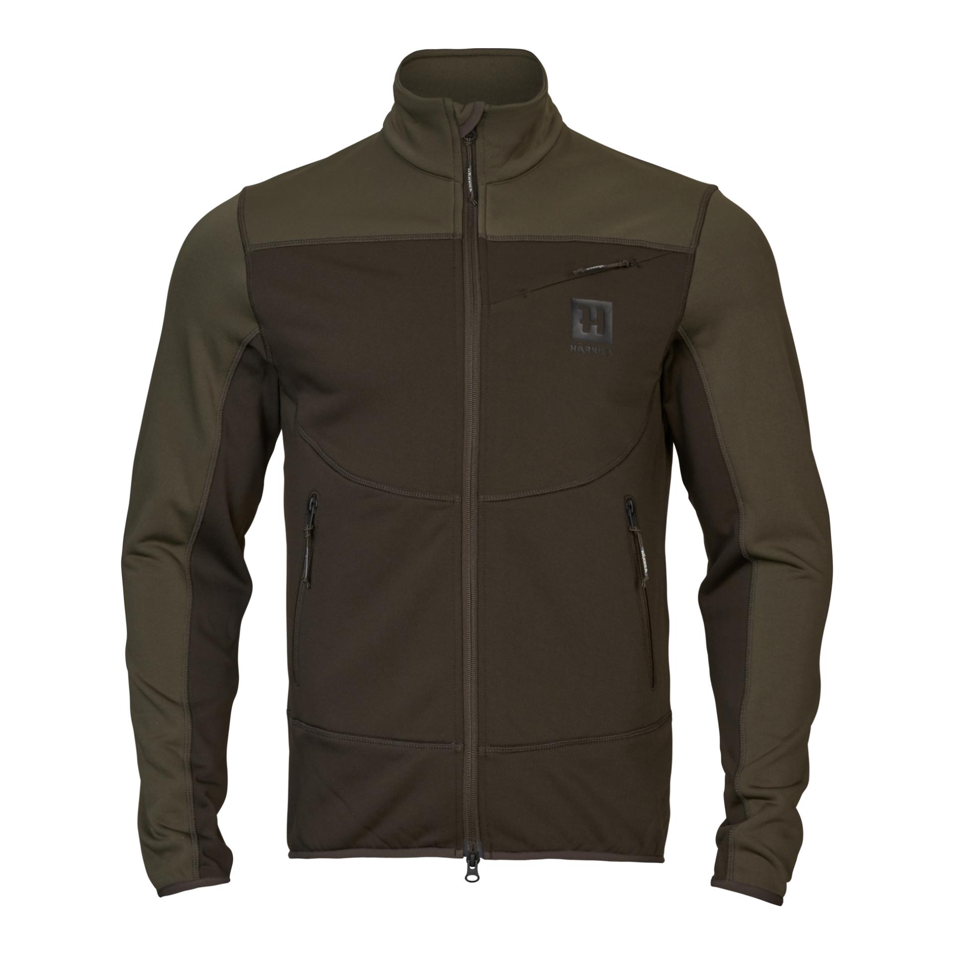 Härkila Olaf Fleecejacke Shadow Brown / Forest night