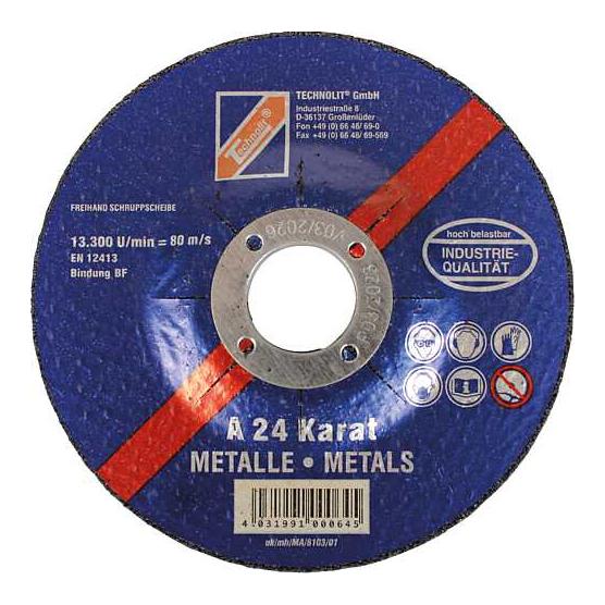Technolit Schleifscheibe Karat Metall / 125 mm
