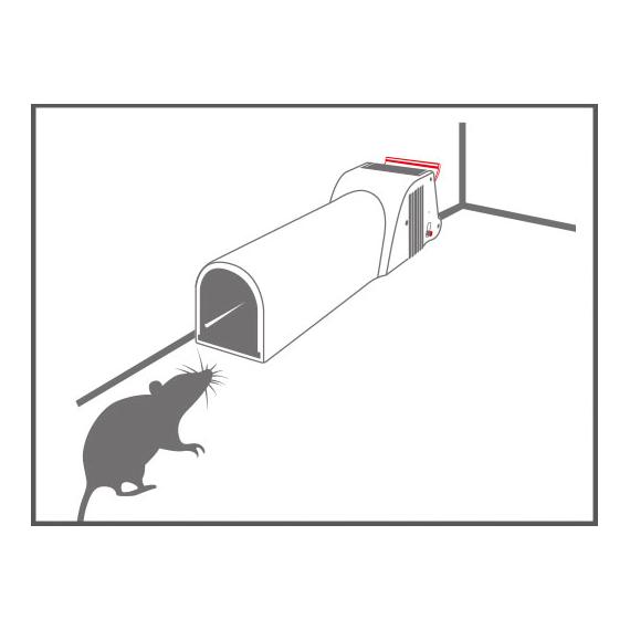 SWISSINNO Piège à souris NoSeeNoTouch