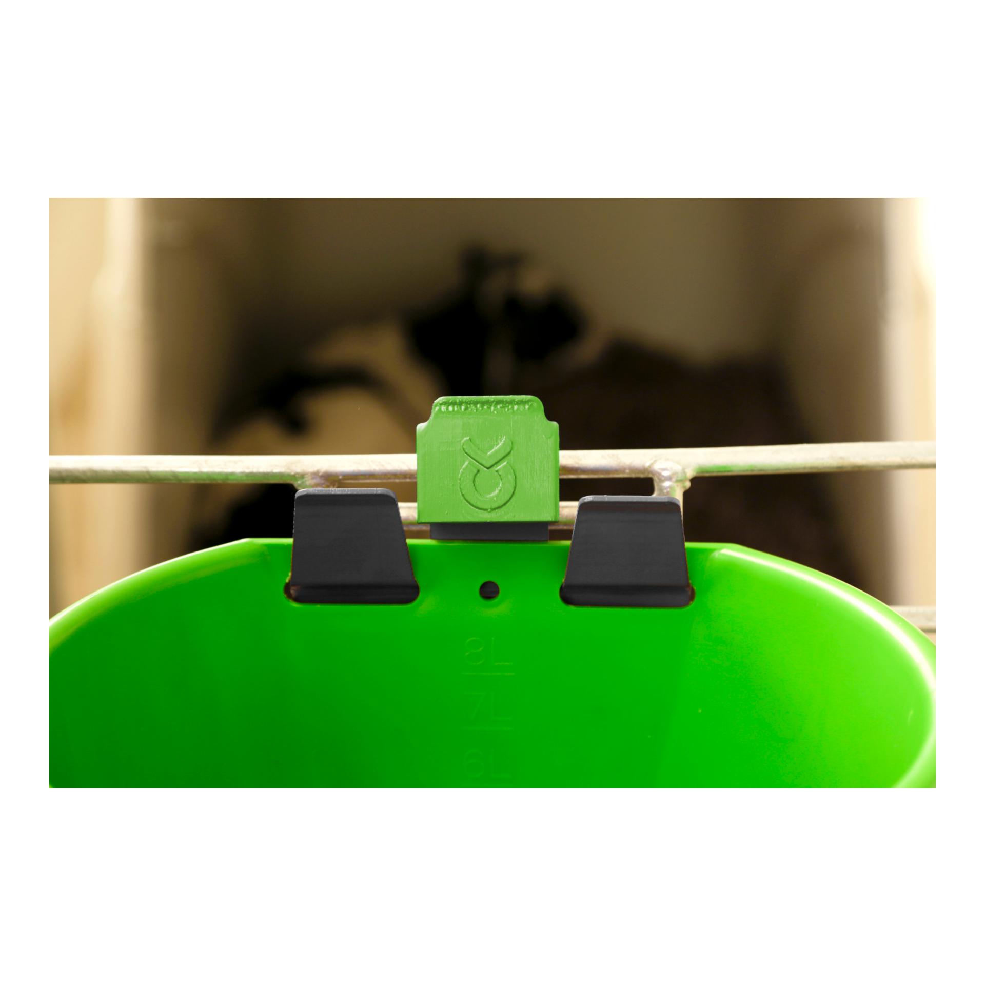 Kerbl Support de seau avec sécurité d'éjection. Bucket Guard, set complet (3 pièces)