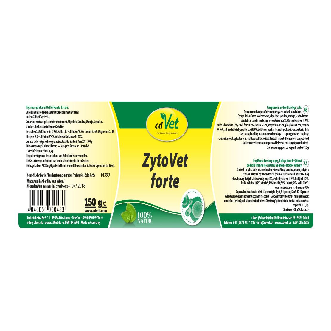 cdVet ZytoVet forte