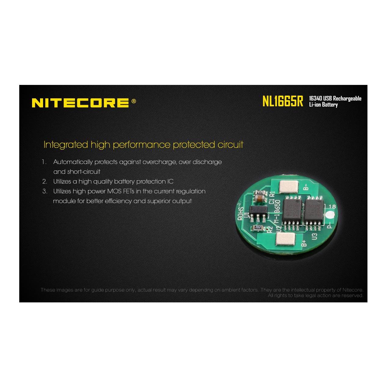 16340 USB Akk 650mAh NL1665R